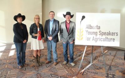 Alberta Young Speakers for Agriculture Announces Winners for Third Annual Competition