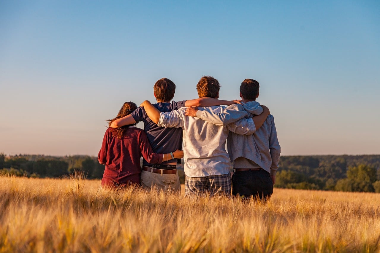 People standing together