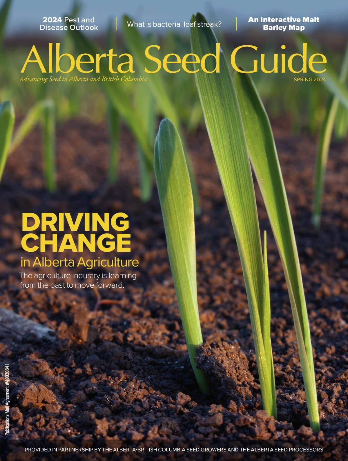 Alberta Seed Guide spring 2024 cover